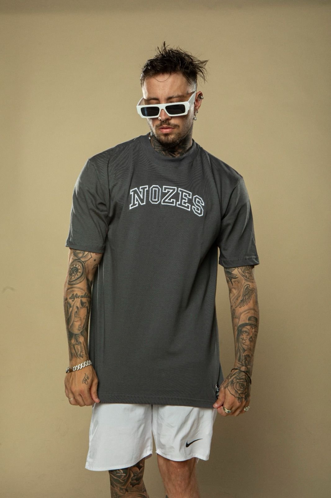 Camisa Oversized - Cinza - Image 2