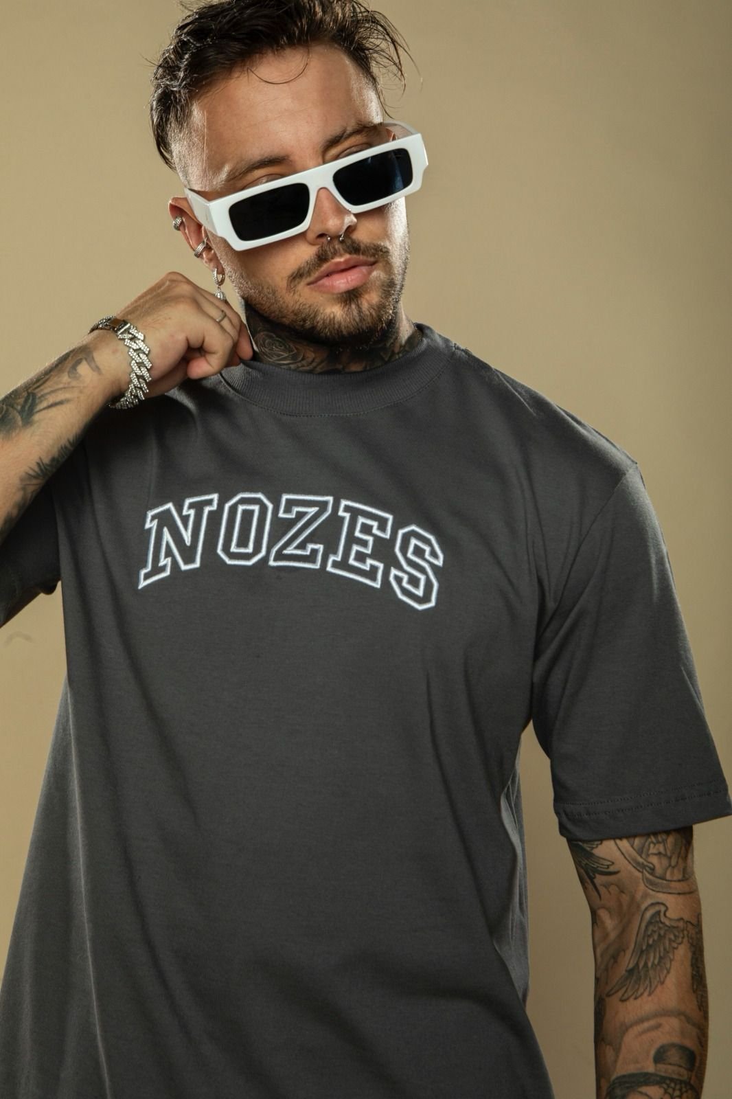 Camisa Oversized - Cinza - Image 3