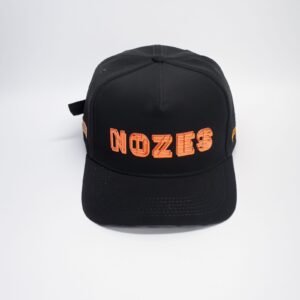 Boné Nozes - Preto - Estampa Laranja