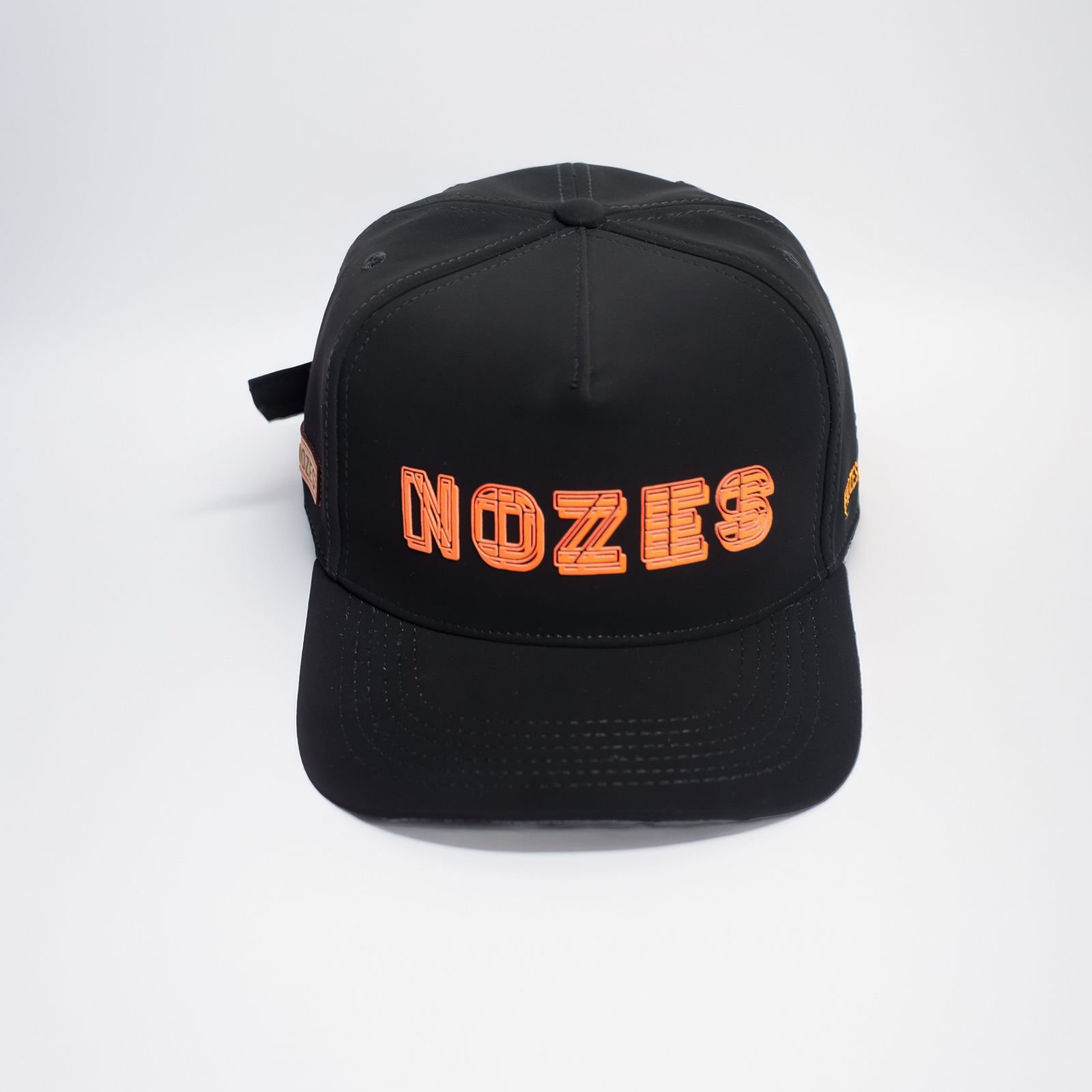 Boné Nozes - Preto - Estampa Laranja